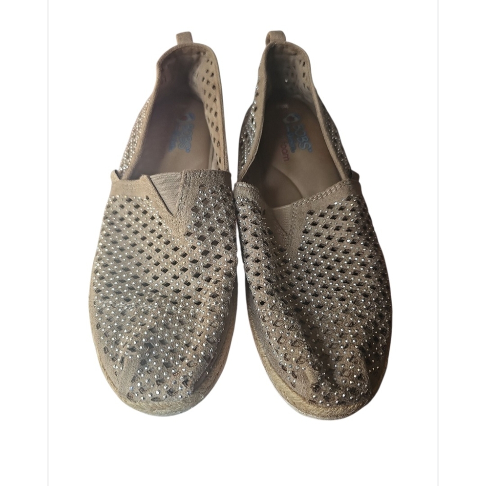 BOBS from Skechers Tan Flats Breathable Loafers